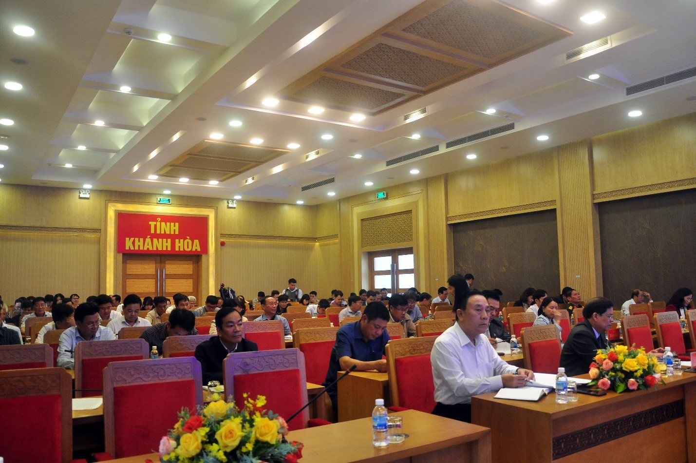 Toàn cảnh Họp báo tình hình kinh tế - xã hội năm 2022 tỉnh Khánh Hòa