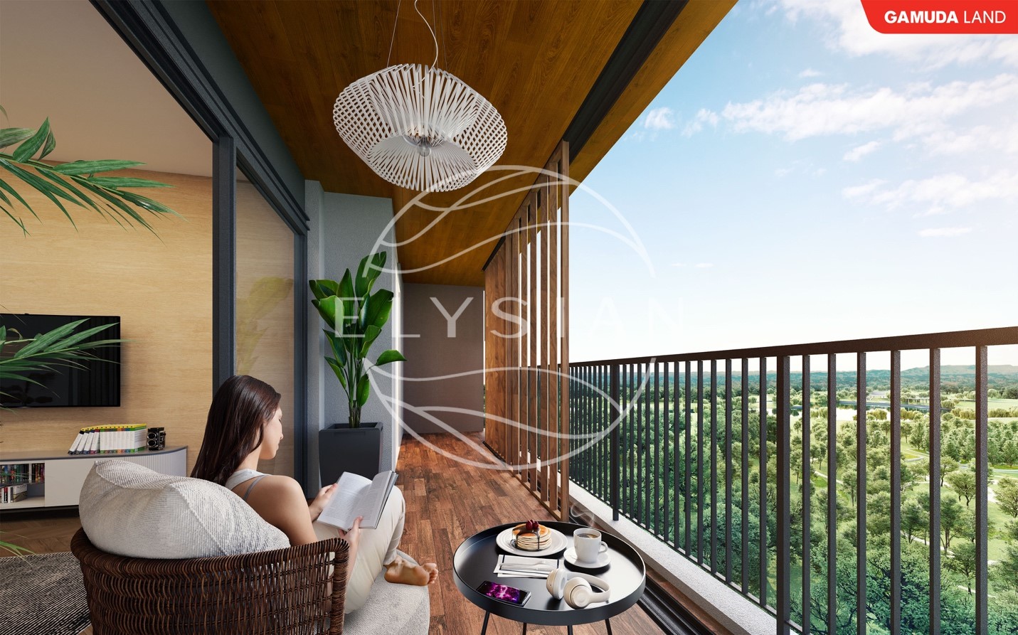 Những căn hộ Elysian chú trọng đặc tính mở, đón khí trời và kết nối trực tiếp với thiên nhiên 