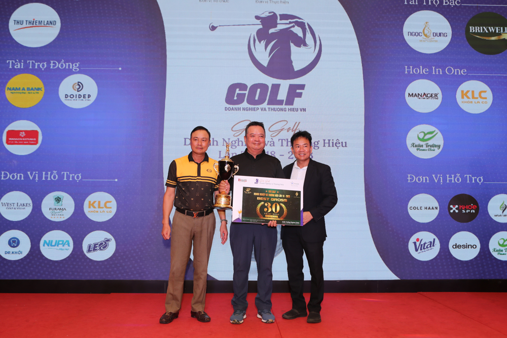 Giải quán quân - Best gross đã thuộc về Golfer Nguyễn Ngọc Khôi với Gross 75