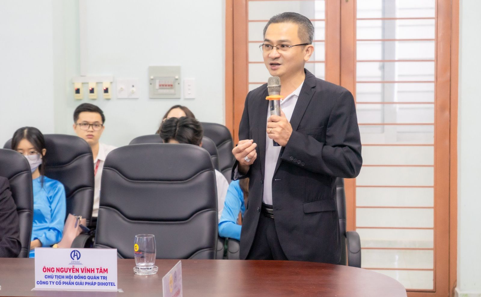 Ông Nguyễn Vĩnh Tâm – Chủ tịch  DiHotel chia sẻ về giá trị, tiện ích từ việc áp dụng hệ thống phần mềm phục vụ quản lý khách sạn