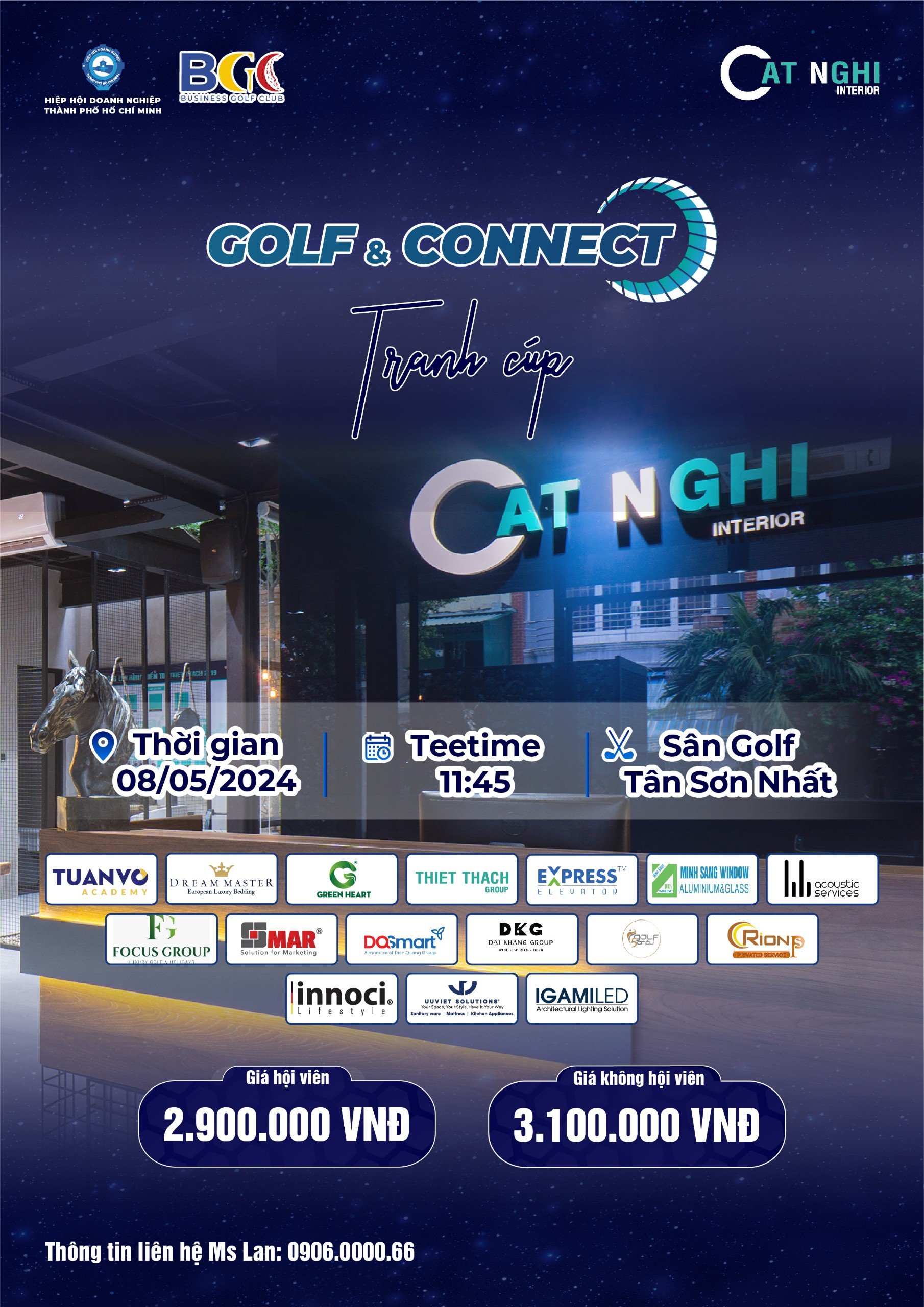 Khởi tranh giải Golf & Connect Tranh Cúp CAT NGHI Interior