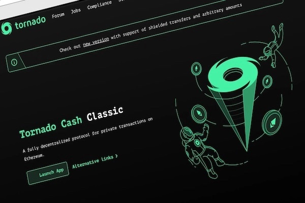  Dịch vụ của Tornado Cash cho phép người dùng giao dịch ẩn danh trên mạng lưới blockchain. (Ảnh: PCMag)