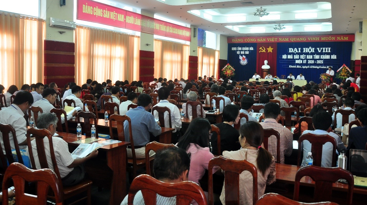 Toàn cảnh Đại Hội VIII Hội Nhà Báo tỉnh Khánh Hòa, nhiệm kỳ 2020 - 2025