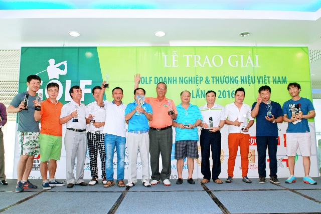 Những giải thưởng lớn của giải golf Doanh nghiệp và Thương hiệu Việt Nam lần 2 - 2016 đã tìm được chủ nhân
