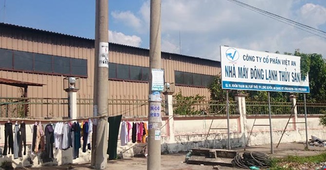 Một góc nhà máy của Công ty Việt An. Ảnh: H.D.