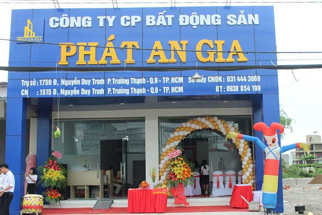 Công ty CP Bất động sản An Gia tọa lạc tại đường Nguyễn Duy Trinh, Q.9, TP.HCM.