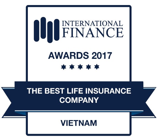 Prudential - “Công ty Bảo hiểm Nhân thọ tốt nhất Việt Nam năm 2017 – The Best Life Insurance Company in 2017” 