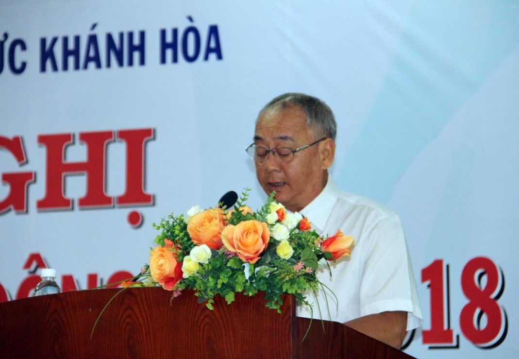 Ông Nguyễn Tuấn Phó Chủ tịch Công Đoàn Công Ty, đại diện Người lao động kiến nghị tại Hội nghị