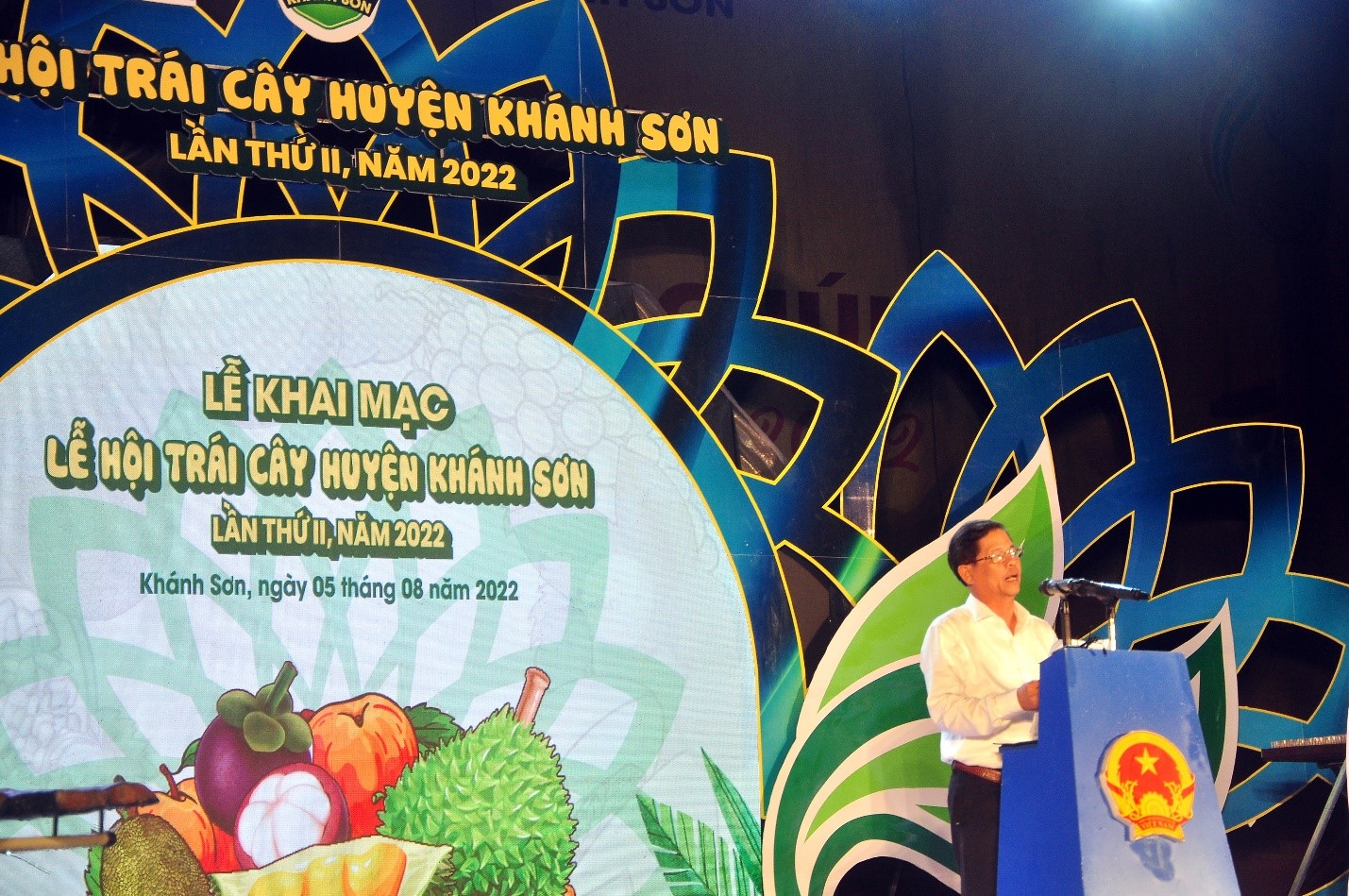 Ông Nguyễn Tấn Tuân, Chủ tịch Ủy Ban Nhân Dân tỉnh Khánh Hòa, phát biểu chỉ đạo tại  Lễ Khai mạc