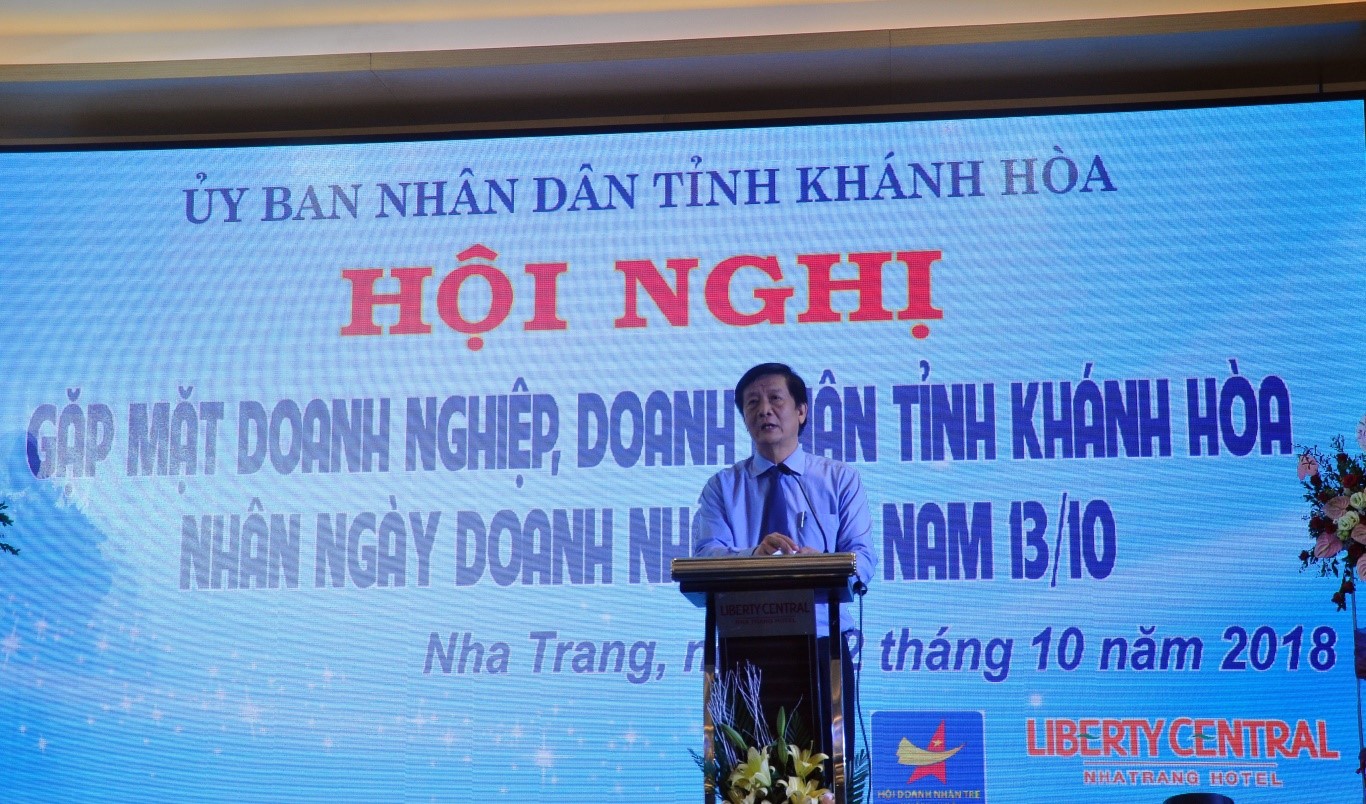 Ông Trần Sơn Hải Phó Chủ tịch Thường trực UBND tỉnh phát biểu tại Hội nghị