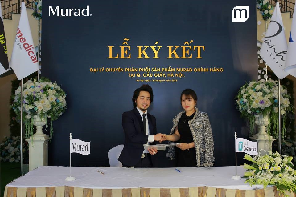 Lễ ký kết hợp tác giữa Murad Việt Nam và Mint Cosmetics