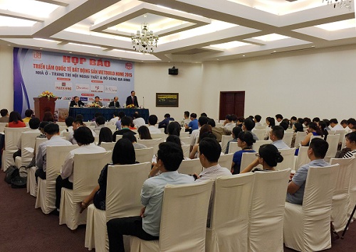 Họp báo Vietbuild Home 2015 tại Khách sạn Tân Sơn Nhất, TP.HCM