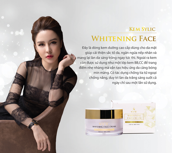 Whitening Face Cream của SYLIC đang gây sốt thị trường làm đẹp