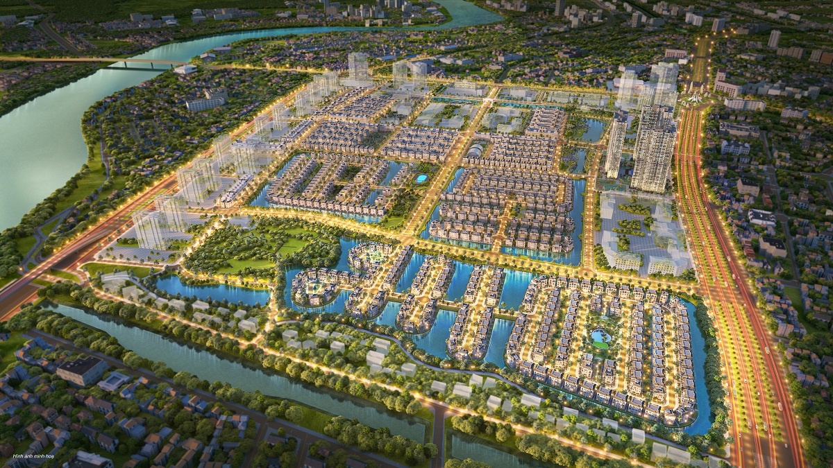 Dự án nhà ở xã hội tại Thanh Hóa nằm trên một phần diện tích khu đô thị Vinhomes Star City, giáp đại lộ Nam Sông Mã, kế thừa không gian sống hiện đại của khu đô thị.
