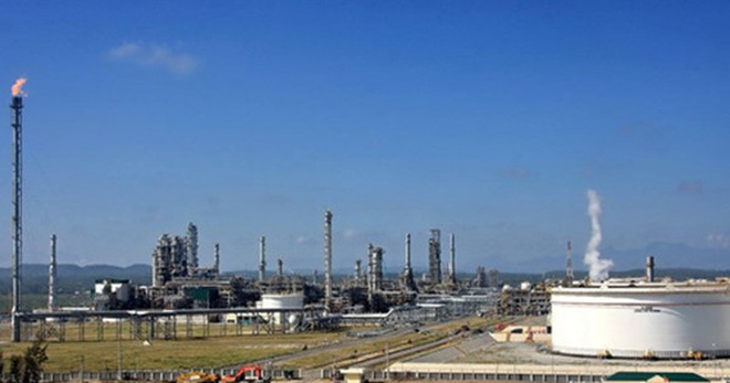 Nhà máy lọc dầu Dung Quất luôn đảm bảo hoạt động 103 - 105% công suất(Ảnh: Internet)
