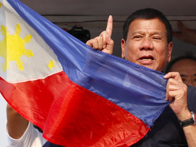 Ông Rodrigo "Digong" Duterte từng là công tố viên nổi tiếng với biệt danh "Kẻ trừng phạt". Ảnh : Reuters
