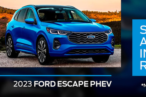 Ford Escape PHEV 2023 dự kiến sẽ ra mắt trong quý 3 năm nay - Ảnh: Ford Chateauguay