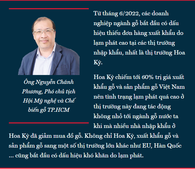 Ông Nguyễn Chánh Phương, Phó chủ tịch Hội Mỹ nghệ và Chế biến gỗ TP.HCM