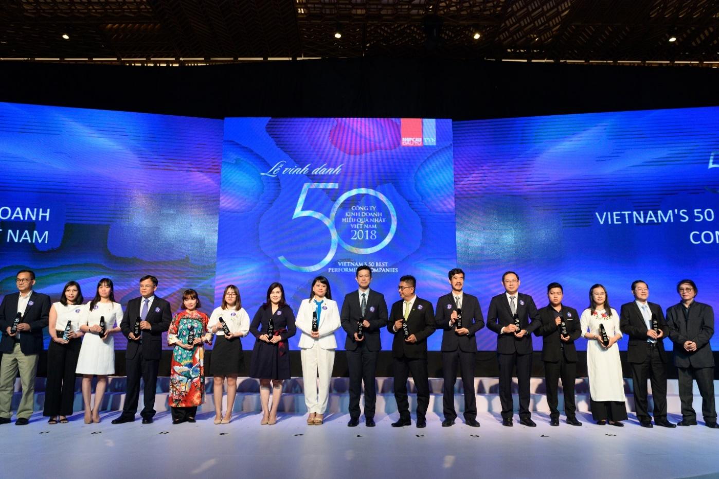 SABECO được vinh danh trong Top 50 Công ty Kinh Doanh Hiệu Quả Nhất Việt Nam