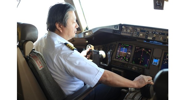 Thầy An Văn Vinh đã có 20 năm giảng dạy nghề phi công.