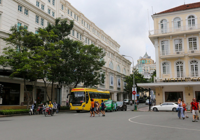 Đường Đồng Khởi, quận 1 theo đề án trở thành tuyến phố đi bộ. Ảnh: Quỳnh Trần