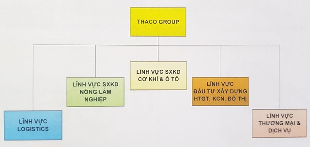 Mô hình Thaco Group theo hường holdings.