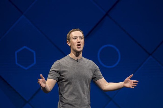 CEO Facebook Mark Zuckerberg tại Hội nghị Các nhà phát triển F8 năm 2017. (Ảnh: David Paul Morris | Bloomberg qua Getty Images)