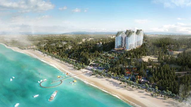 Apec Mandala Wyndham Mũi Né dự kiến hoàn thành năm 2021, được kỳ vọng trở thành khách sạn 5 sao lớn nhất Việt Nam và lọt top thế giới.