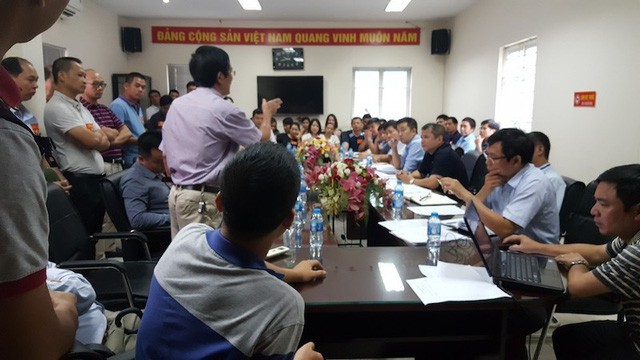 Cuộc đối thoại giữa cư dân với cơ quan chức năng TP Hà Nội (ngày 21/8).