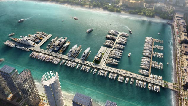 Cảng biển Dubai, dự kiến sẽ đi vào hoạt động năm 2020.