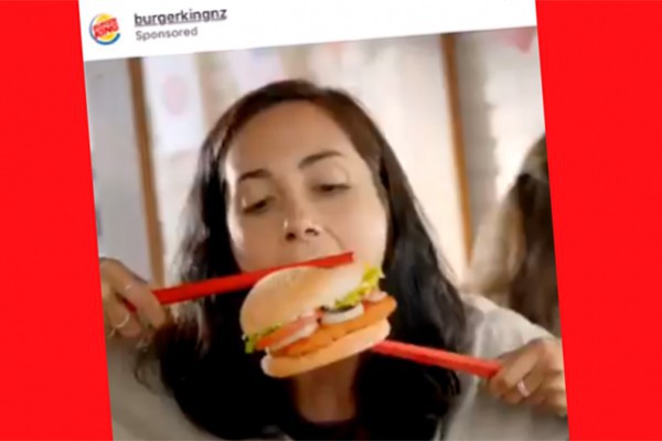 Mẩu quảng cáo thiếu tinh tế của Burger King từng gây ra một sự phẫn nộ lớn tại cộng đồng các nước Châu Á.