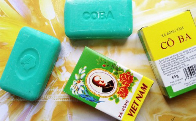 Xà bông Cô Ba là thương hiệu nổi tiếng gắn với người dùng Việt trước đây.