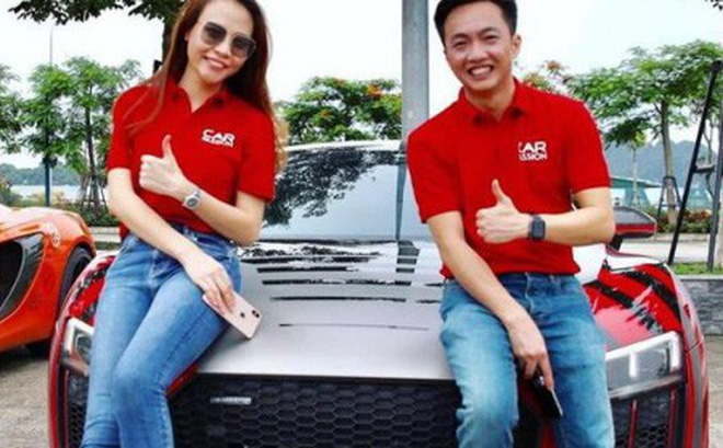 Cường "Đô la" và Đàm Thu Trang điều khiển Audi R8 V10 Plus tại Car Passion 2019