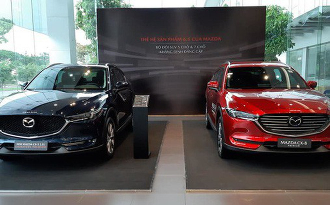 Mazda CX-5 và CX-8 đều đồng loạt tăng giá niêm yết.