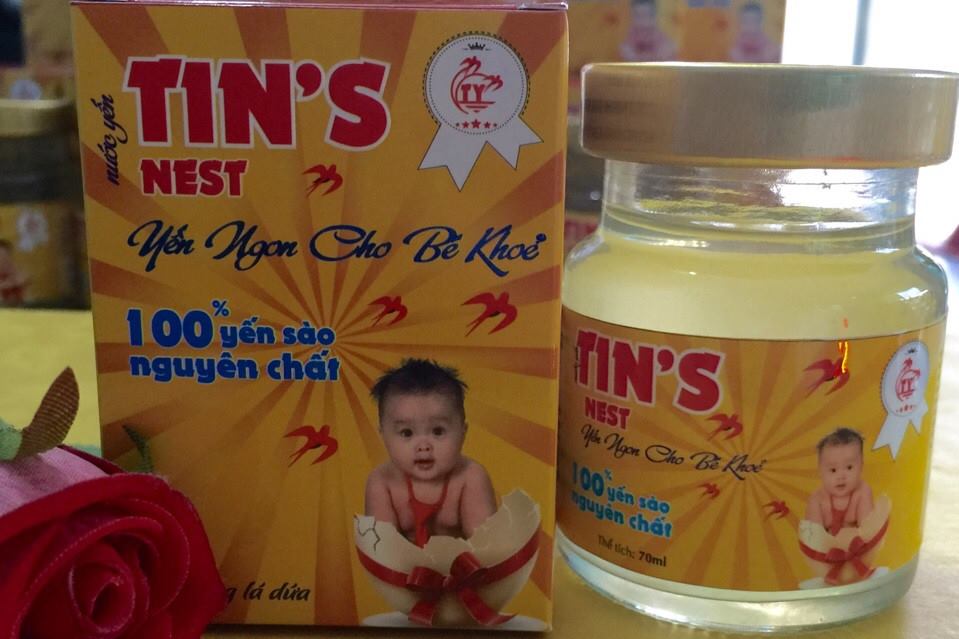 sản phẩm yến nước dành cho trẻ em của thương hiệu yến sào Hoàng Thu Yến