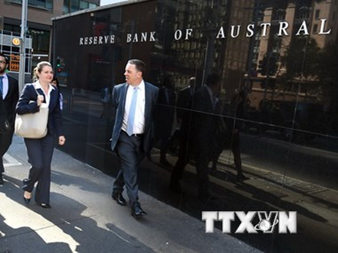 Trụ sở Ngân hàng trung ương Australia ở thành phố Sydney. (Ảnh: AFP/TTXVN)