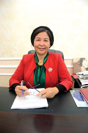   Bà Vũ Thị Thuận - Chủ tịch HĐQT Công ty CP Traphaco