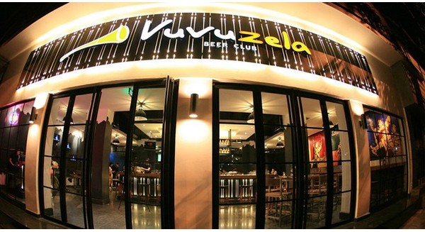 Nhà hàng Vuvuzela, một concept khá thành công của Golden Gate với mô hình beer club.