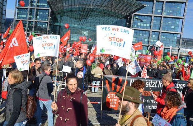 Biểu tình phản đối TTIP ở Đức