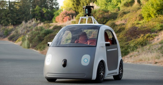 Một mẫu xe thử nghiệm từ 2014 của Google