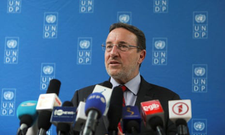 Ông Achim Steiner - giám đốc Chương trình phát triển toàn cầu của Liên Hiệp Quốc - Ảnh: REUTERS