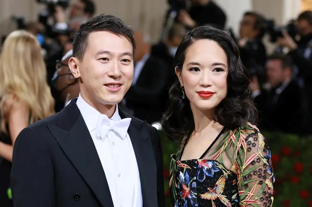 CEO TikTok Shou Zi Chew và vợ là Vivian Kao.