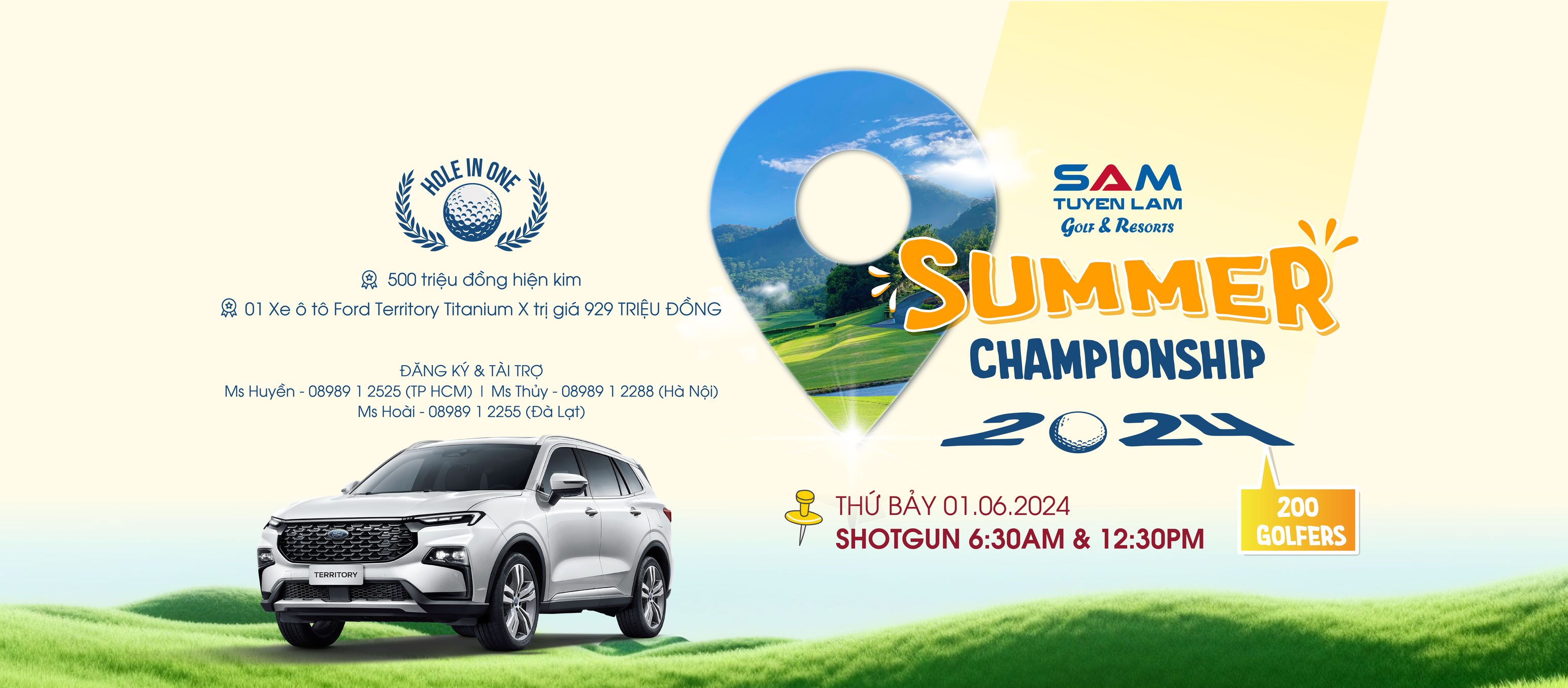 Đón hè rực rỡ với giải golf SAM Tuyen Lam Summer Championship 2024