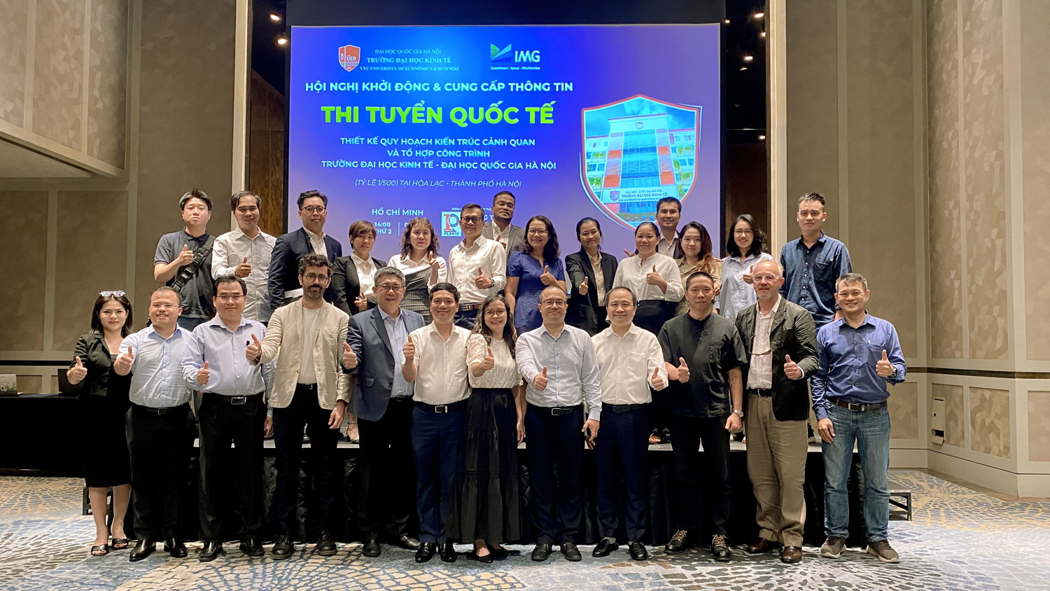 THÔNG CÁO BÁO CHÍ - Khởi động cuộc Thi tuyển quốc tế thiết kế quy hoạch – kiến trúc Trường Đại học Kinh tế – Đại học Quốc gia Hà Nội tại Hòa Lạc