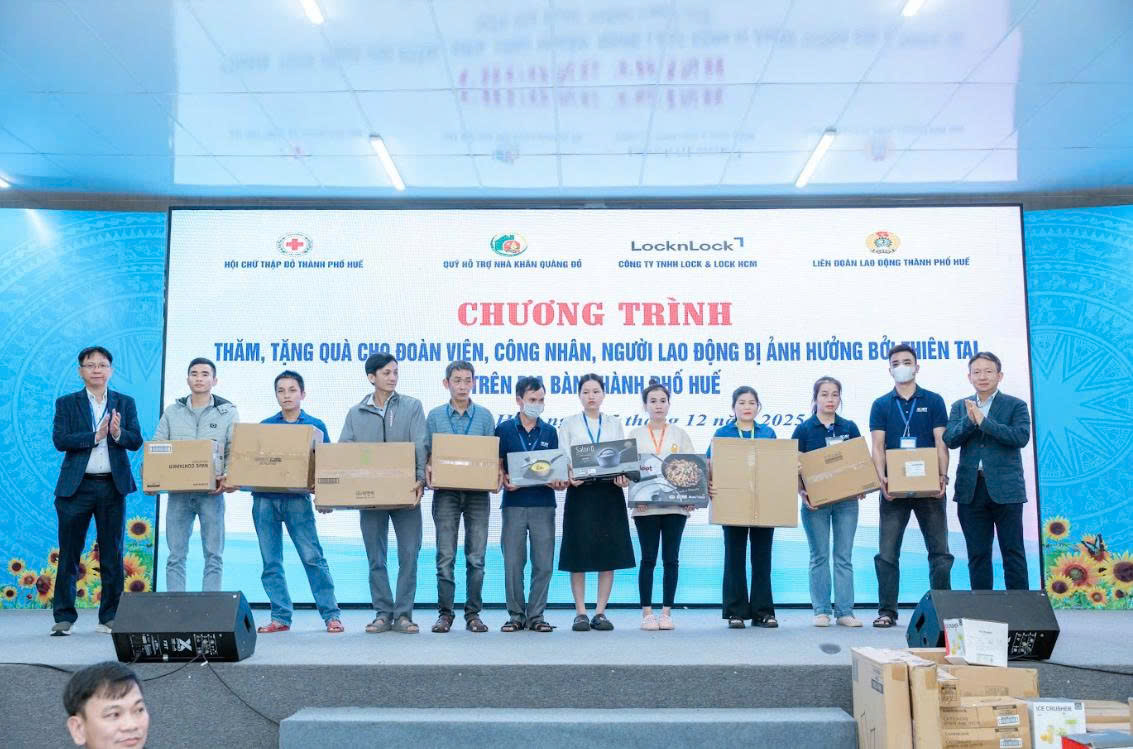 LocknLock đồng hành cùng Huế tái thiết cuộc sống sau bão lũ