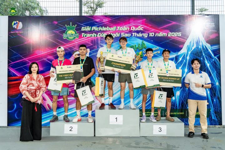 Giải Pickleball Toàn Quốc – Tranh cúp Ngôi Sao Tháng 10 – 2025: Bứt phá giới hạn – Chạm đỉnh vinh quang chính thức khép lại