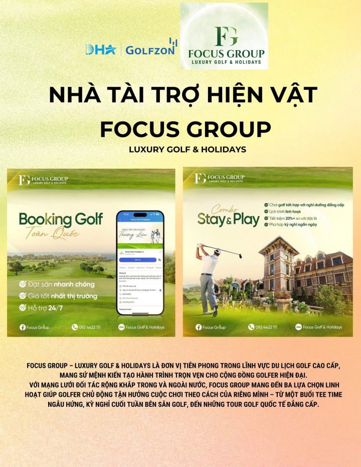 DHA GOLFZON TOURNAMENT - HÀNH TRÌNH GẮN KẾT ĐAM MÊ VÀ TRI ÂN CÁC NHÀ TÀI TRỢ ĐỒNG HÀNH