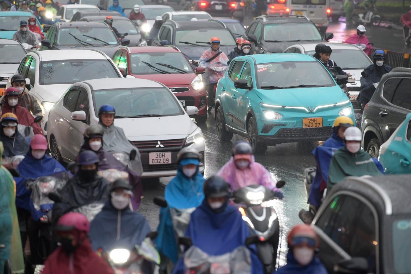 Dự báo thời tiết 2 / 3 miền Bắc chuyển mưa rét , Nhiệt độ giảm đáng kể - Ảnh 1.