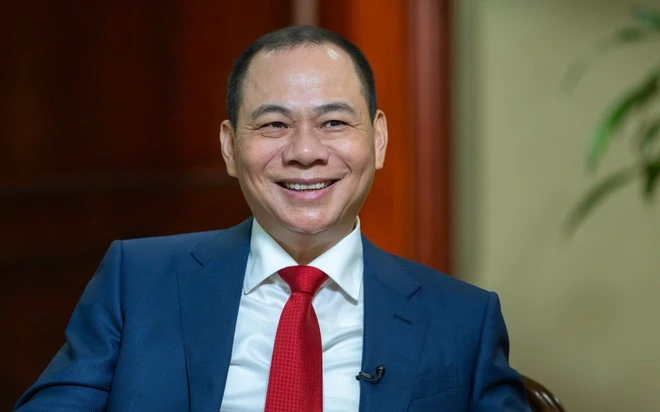 Tập đoàn của tỷ phú Phạm Nhật Vượng vừa có nhiều đề xuất tại Hội nghị toàn quốc sơ kết 1 năm 6 tháng triển khai thực hiện Nghị quyết số 57. Ảnh: VIC Tập đoàn của tỷ phú Phạm Nhật Vượng vừa có nhiều đề xuất tại Hội nghị toàn quốc sơ kết 1 năm 6 tháng triển khai thực hiện Nghị quyết số 57. Ảnh: VIC